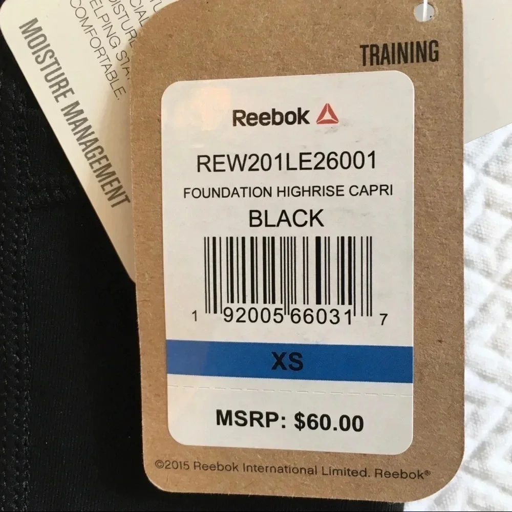 NWT Reebok High Rise Skinny Capri - Picture 10 of 10